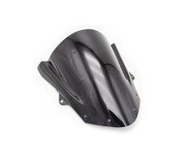 TOPOLVLCKC Per ZX6R 636 2009-2016 Parabrezza Spoiler Parabrezza Nero Trasparente Deflettore Del Vento Estensione per parabrezza moto(Black)