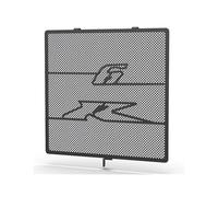 TOPOLVLCKC Per ZX6R ZX-6R ZX636 KTR 2009-2025 Griglia di Protezione del Radiatore per Motocicletta Griglia Protezione radiatore Motore(Black ZX6R Logo)