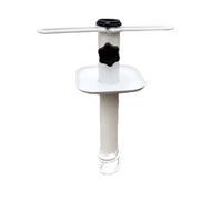 Topook Beach Umbrella Sand Anchor Metal Heavy Duty Outdoor Umbrellas Base Ground Screw Auger with Carry Bag Universal And One Size Fits all for Sun Protection, Shade, High Winds White