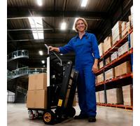 Topook Carrello Elevatore per Scale Elettrico Pieghevole capacità 500kg, Carrello con Cingoli Elettrico Motore Brushless 1500W, Ideale per Traslochi pour Industrie Cantieri Edili