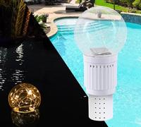 topool Lampada Solare LED Galleggiante per Piscina e Giardino, Decorazione Luminosa con 3 modalità, Accensione Automatica Giorno/Notte, Impermeabile IP68 (1, Chlorine Dispenser)