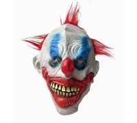 TOPOQ Maschera da clown killer per adulti, maschera spaventosa per Halloween, feste in maschera, demoni, vampiri, travestimenti, accessori per cosplay