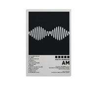 TOPOSTER Stampa artistica da parete su tela, motivo: Arctic Monkeys-AM con copertina di album musicali, decorazione per camera da letto, 30 x 45 cm, senza cornice, stile 4