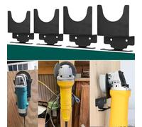 TOPOWN 4 supporti per smerigliatrice angolare Makita, per Bosch ect, supporti da parete per smerigliatrice da 10,2 - 12,7 cm, taglierina, lucidatrice, organizer per smerigliatrice angolare per garage,