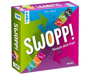 TOPP 18502 SWOPP - Scambiati gratuitamente Il Gioco di Carte Intelligente in Cui Meno è di più. Suggerimento Segreto dal Giappone per 3-6 Persone | a Partire da 8 Anni | 30 Minuti, Multicolore