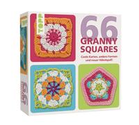 TOPP 66 Granny Squares Karten-Set: Coole Karten, andere Formen und neuer Häkelspaß! Jedes Granny mit Foto und Häkelschrift. Mit praktischem Technik-Booklet