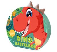 TOPP Dino-Bastelbox. Mit Anleitungen, Bastelmaterial und Mitmachbuch: 8 Anleitungen, buntes Bastelmaterial, Mitmachbuch (16 Seiten, A5, Softcover)