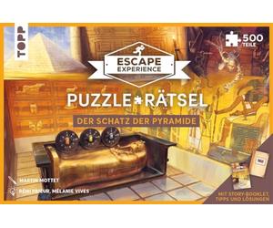 TOPP Experience Tesoro della Piramide. 500 Pezzi pieni di Avventure Difficili. Escape Room per Puzzle 1+ Persone | dai 12 Anni in su | 90-120 Minuti, Multicolore, 18581