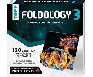 TOPP Foldology 3 - I Puzzle Origami più ingegnosi. 60 Puzzle apparentemente impossibili per Teste Luminose e Mani abili Grandi e piccini