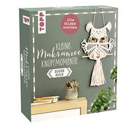 TOPP Kleine Knüpfmomente: Makramee-Knüpf-Set - Süße Eule: Anleitung und Material für einen Eulen-Wandbehang zum Selber-Knüpfen