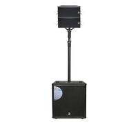 TOPP PRO FLX 3 SYSTEM Sistema a Colonna Sub Amplificato + 2 Mini Array + Asta