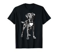 Toppa a Forma di Cuore Black Lab Maglietta