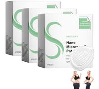 Toppa a micro aghi, SMGT-GLP-1 Nano, micronago, cerotto a micronaghi, a lunga durata, massaggiante delicato e lenitivo (3 pezzi)