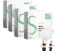 Toppa a micro aghi, SMGT-GLP-1 Nano, micronago, cerotto a micronaghi, a lunga durata, per la cura del corpo, massaggiante delicato e lenitivo (4 pezzi)