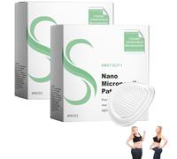 Toppa a micro aghi, SMGT-GLP-1 Nano, micronago, cerotto a micronaghi, a lunga durata, per la cura del corpo, massaggiante delicato e lenitivo (2 pezzi)