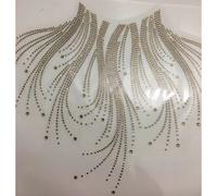 Toppa Adesiva In Strass Termoadesiva Bling Riparazione Applicazione Lucida