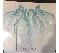Toppa Adesiva In Strass Termoadesiva Bling Riparazione Applicazione Lucida