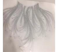 Toppa Adesiva In Strass Termoadesiva Bling Riparazione Applicazione Lucida