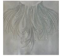 Toppa Adesiva In Strass Termoadesiva Bling Riparazione Applicazione Lucida