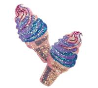 Toppa Adesiva Per Tessuti 2 pezzi di toppe for gelato adesivi termoadesivi for trasferimento calore applicazioni fai da te ricamate in tessuto con paillettes