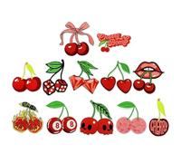 Toppa Applicabili A Ferro Per Cappelli,12 Pezze Toppa Frutta Carina - Cucito Decorativo per Borse in Tela Camicie Maglioni Jeans Giubbotti Cappelli Ragazze Donne
