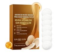 Toppa autoabbronzante, 7 cerotti abbronzanti naturali e sicuri, salviette abbronzanti per il viso e il viso, corpo, schiena, viaggi, vacanze, estate, uso quotidiano, all'aperto e interni