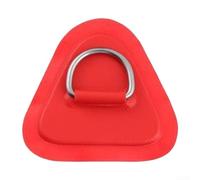 Toppa autoadesiva in acciaio inox con anello a D con corda elastica per kayak, barca, zattera, paddleboard, canoa, ponte, attrezzatura da sartiame, punto di attacco bianco, nero, rosso, giallo