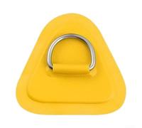 Toppa autoadesiva in acciaio inox con anello a D con corda elastica per kayak, barca, zattera, paddleboard, canoa, ponte, sartiame, punto di attacco per attrezzatura, bianco, nero, rosso, giallo