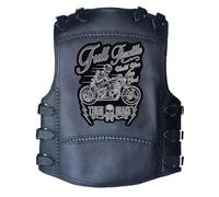 Toppa Biker Grande Teschio Moto “Full Throttle Until You See God Then Brake” Patch Ricamata Termoadesiva o da Cucire per Giacca Moto Gilet Chopper Gothic. Per Giubbotto o Abbigliamento Fai da Te