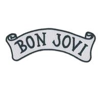 Toppa con logo C&D Visionary Bon Jovi Banner, bianca e nera