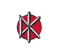 Toppa con logo Dead Kennedys Us Punk Band Badge ricamato ferro su applique souvenir accessorio