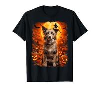 Toppa con Mummia di Cane Border Collie nella Notte di Halloween Maglietta