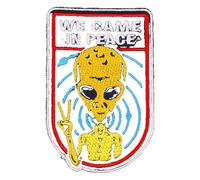 Toppa da cucire Alien, abbigliamento fai da te, punk, outdoor, ricamata