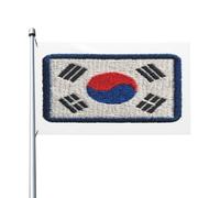 Toppa di bandiera della Corea del Sud, bandiere per casa da cortile, 9,1 x 1,5 m, striscione di auguri con occhielli per interni ed esterni, decorazioni per la casa