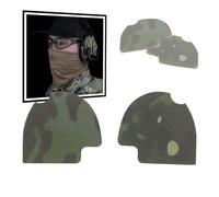 Toppa di Copertura Adesiva Decorativa for Cuffia Modulare con Gancio E Anello for Accessori for Paraorecchie Tattici, Accessori Decorativi Protettivi for La Pelle for Cuffie for Casco(MCTP)