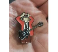 Toppa distintivo AC/DC Angus Young Bon Scott Highway To Hell pin nuova di alt...