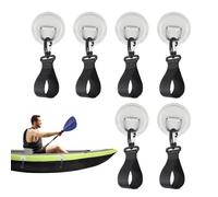 Toppa e Gancio per Corda, 6 Toppe multifunzionali a Fissaggio rapido, per sartiame per Barche, Kayak, Canoa