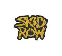 Toppa in metallo per capelli riga di Skid Row Gold Hard Rock ricamata da applicare con ferro da stiro