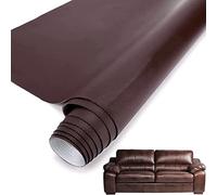 Toppa in Pelle Adesiva, Patch di Riparazione in Pelle, Patch Riparazione in PU Pelle, Pelle Adesiva per Riparazioni per Divani, Sedili per Auto, Borse (40 * 137cm, Curry Scuro)
