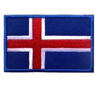 Toppa in tessuto con stemma nordico Islanda Danimarca Norvegia Finlandia Svezia