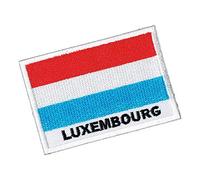 Toppa/Iron on Patch/bandiera/bandiera/Banner - Luxembourg, Lussemburgo, Granducato Lussemburgo