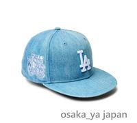Toppa laterale New Era 59FIFTY Denim Los Angeles Dodgers World Series 14388865