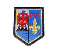 Toppa PACA Provence Alpi Cote D'Azur Tessuto ricamato con scratch Collezione Regione