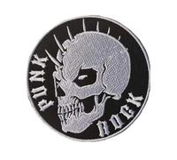 Toppa, patch Termoadesiva, Patch decorativa, stile Punk Rock, toppa Ricamata, per decorare Gilet, Giubbotto, t-shirt o Abbigliamento Fai da Te