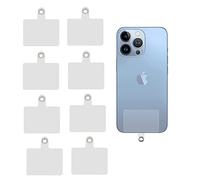 Toppa per Cordino Cellulare,8 Pezzi Trasparente Patch per Cordicella per Telefono Patch Cordino Telefono Riutilizzabili Patch di Ricambio per la Maggior Parte degli Smartphone Telefoni Cellulari