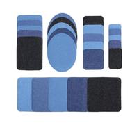Toppa Per Jeans | Adesivo Da Stirare Interno Esterno,Kit di 25 Toppe Denim per Jeans - Per Abbigliamento Pantaloni Borsa Zaino Cappello Tasca Abbigliamento Da Lavoro