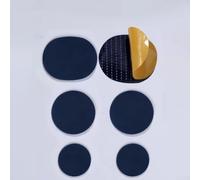 Toppa per la riparazione di scarpe con solette adesive e protezione del tallone, adesivo in tessuto per il restauro e l'uso a lungo termine (C blu navy)