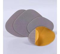 Toppa per la riparazione di scarpe da ginnastica con adesivo per tomaia e protezione del tallone, solette per resistenza delle scarpe (B grigio chiaro)