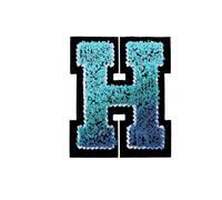 Toppa Per Tessuti 10 pezzi/26 pezzi lettere spazzolino da denti ricamo toppe inglesi for cucire su vestiti toppe vestiti applique fai da te indumento cappello decorazione(ColorH)