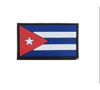 Toppa PVC Cuba Militare, Toppa Cuba Zaino Tattico, Toppe Cuba Zaini Militari, Toppa Bandiera Cuba (Cuba).